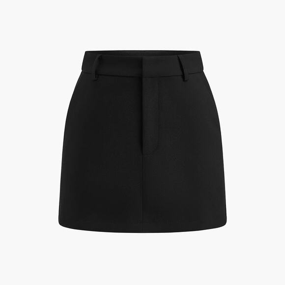 Commense Black Mini Skirt XS NWT - Picture 1 of 8